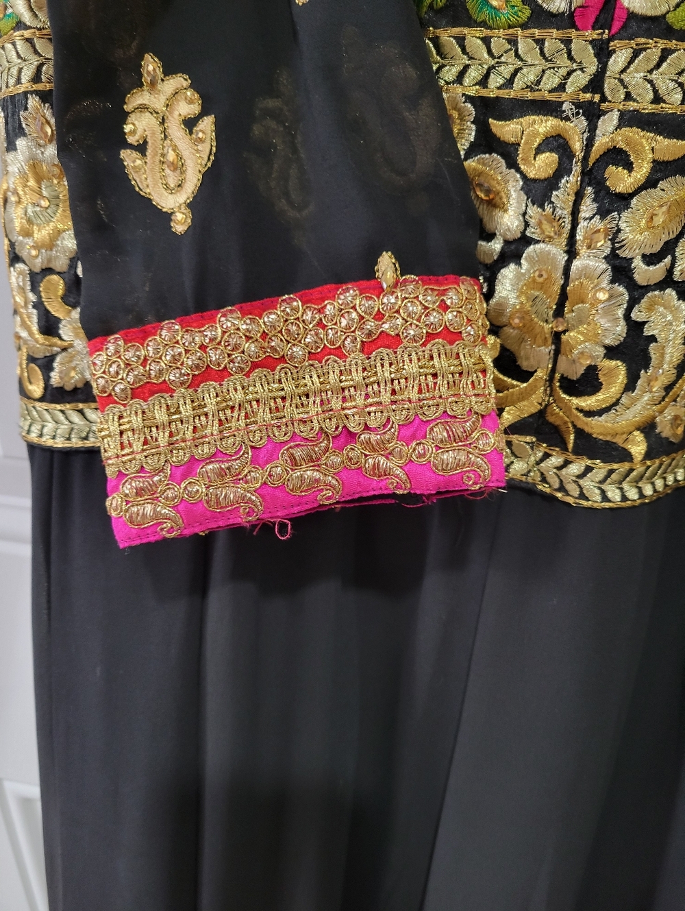 New Boho Anarkali Embroidered & Beaded Tunic Kurta Top XS/S - Picture 11 of 13